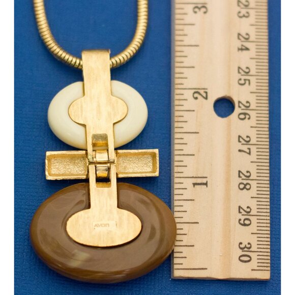 24", Geometric Necklace Hippie Boho Unique Pendant Necklace by Avon - D7 - Picture 5 of 5